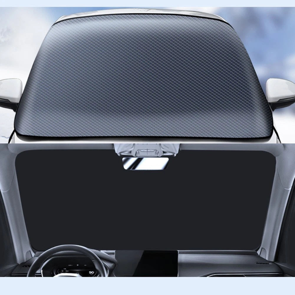 Sun Shade Windshield Cover for Cars and Trucks (Weather Resistant)