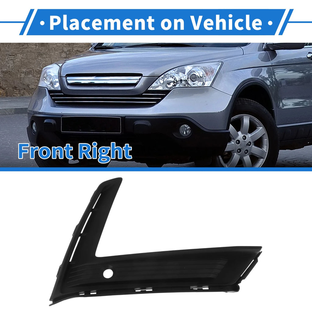 Front Right Fog Light Grill Replacement for Honda CR-V (2020–2025)