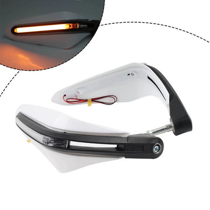 7/8" Motorcycle Handguard with LED Light for Dirt Bike ATV