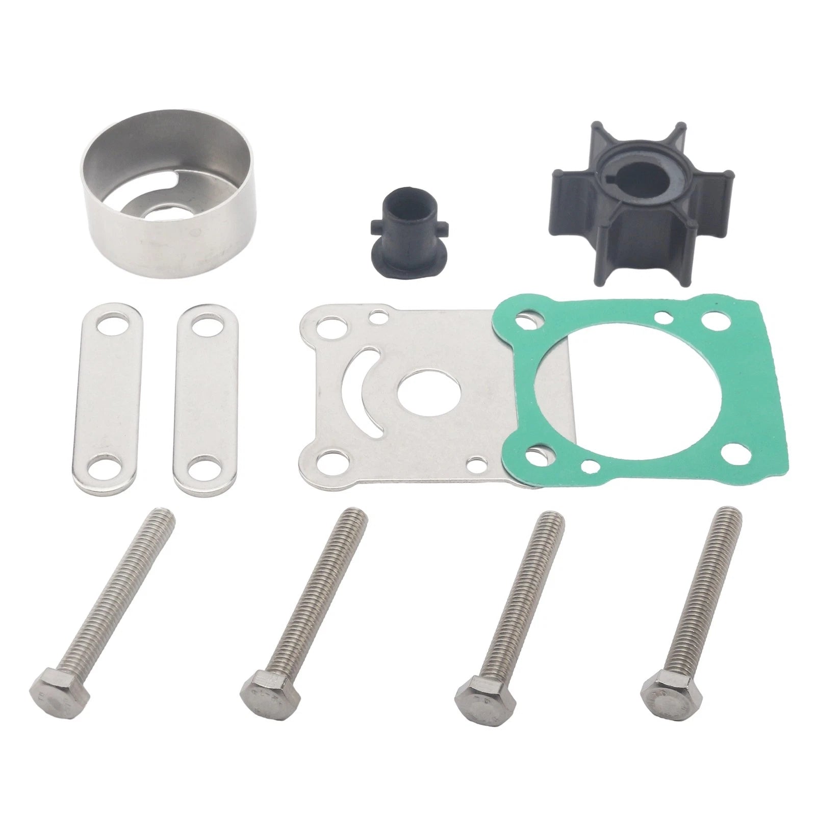 Water Pump Impeller Kit for Yamaha 6-8 HP (18-3460, 6G1-W0078-A1-00, 6N0-W0078-A0-00)