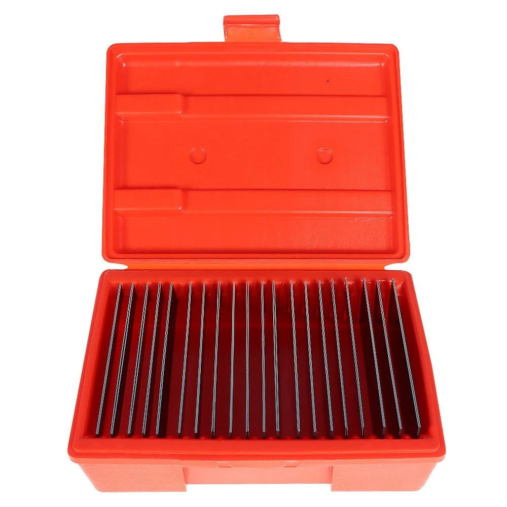 20 PCS Steel Parallel Set 1/32" X 6" Hardened Thin w/ Case