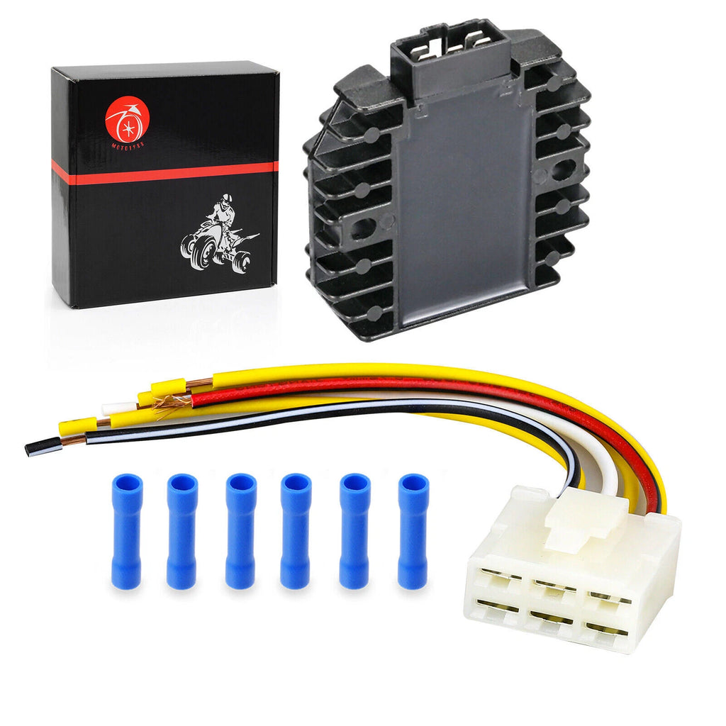 Voltage Rectifier Regulator + Plug for Yamaha YZF R1 (1998–2001) / YZF R6 (1999–2005)