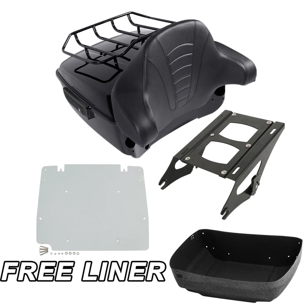 Trunk Pad Mount Rack Base Plate for Harley Street Road Glide (2014–Present)