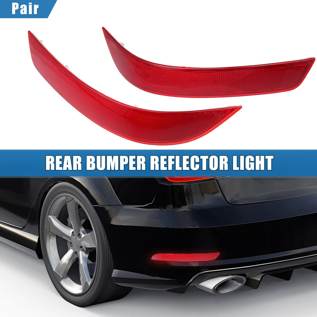 Rear Bumper Reflector Light Pair Replacement for Mercedes-Benz ABS (2014–2020)