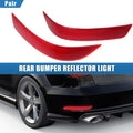 Rear Bumper Reflector Light Pair Replacement for Mercedes-Benz ABS (2014–2020)