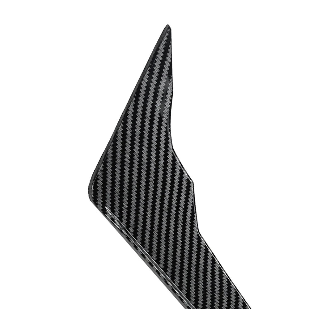 4X Front Bumper Side Air Vent Fins Trim for Audi Q5 FY S-Line (2020–2024) Carbon Look