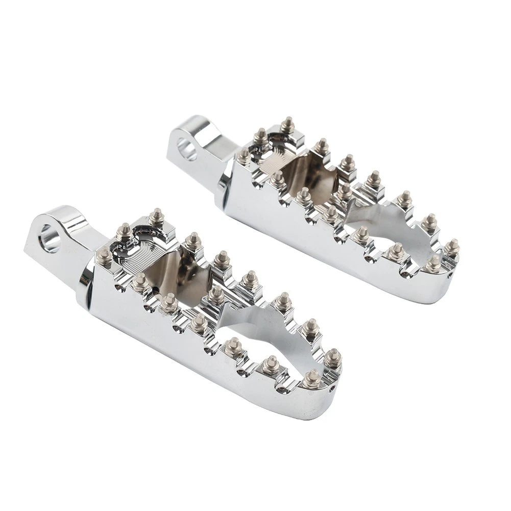Chrome Rear Foot Pegs for Harley Softail Slim FLS (2012–2017)