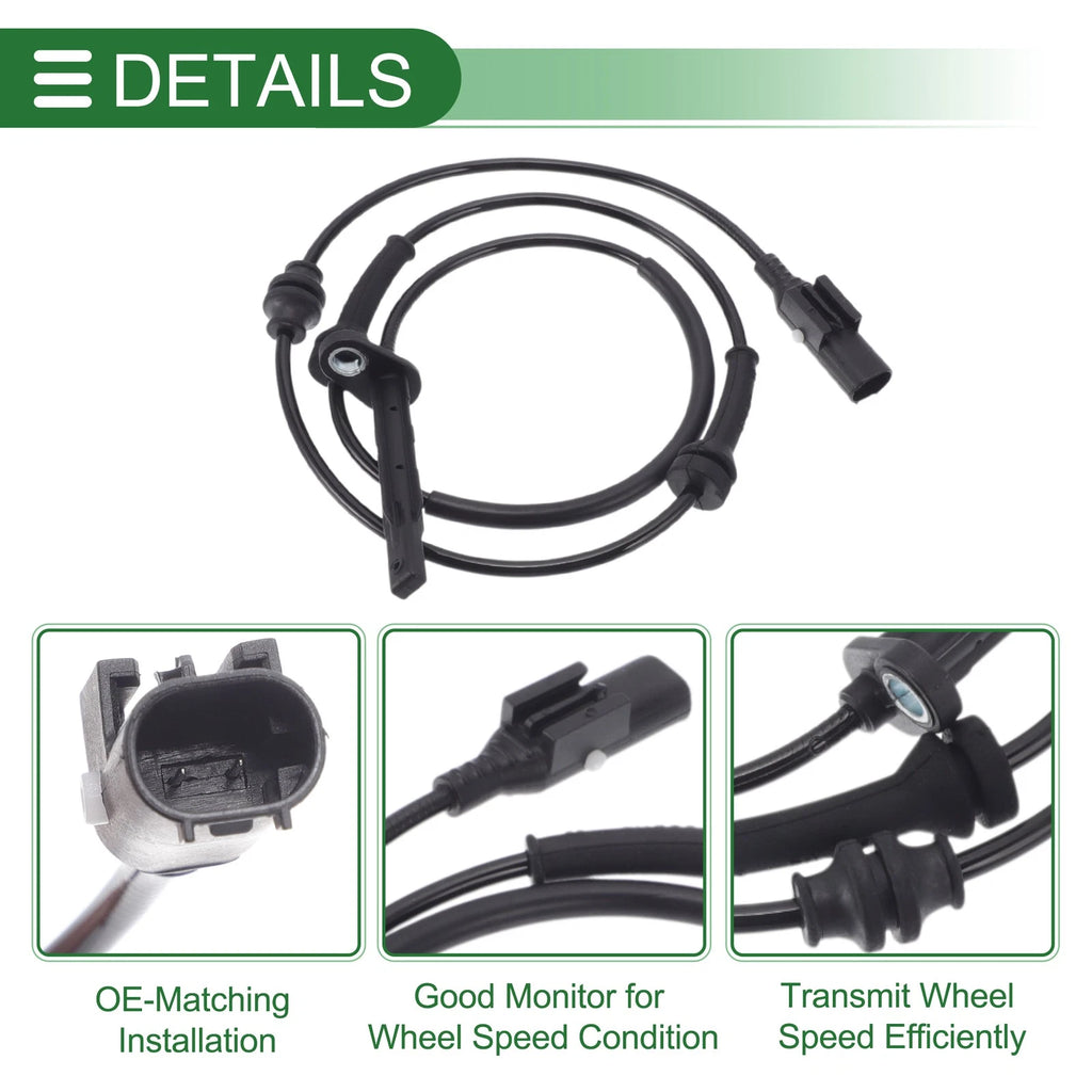 ABS Wheel Speed Sensor No. 68293236AB for Jeep Compass (2017–2022)