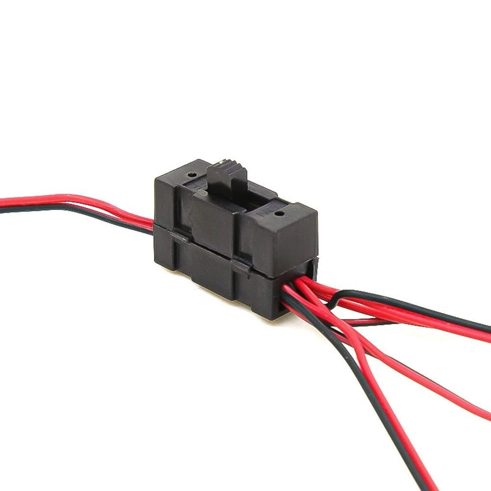 1/10 RC Crawler 4-Way LED Cable Switch Y Wire for TRX-4 SCX10 (2017–2023)