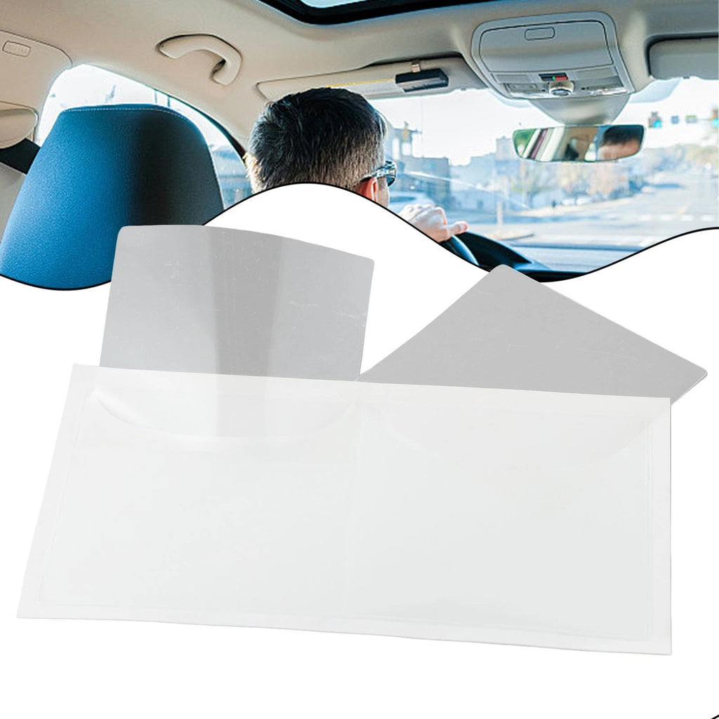 2X Windscreen Ticket Holder for Car Parking Permit (90mm x 90mm)