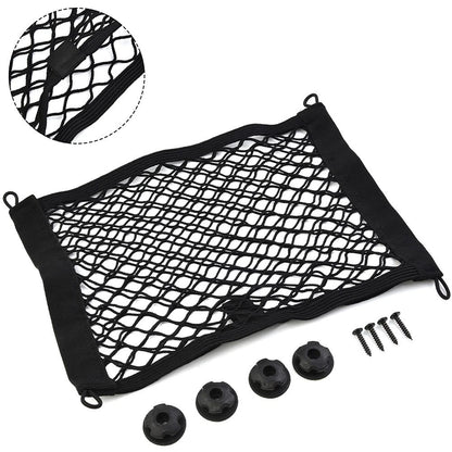 1X Plastic Elastic Floor Car Boot Net Cargo Storage Organiser Mesh 25x35cm
