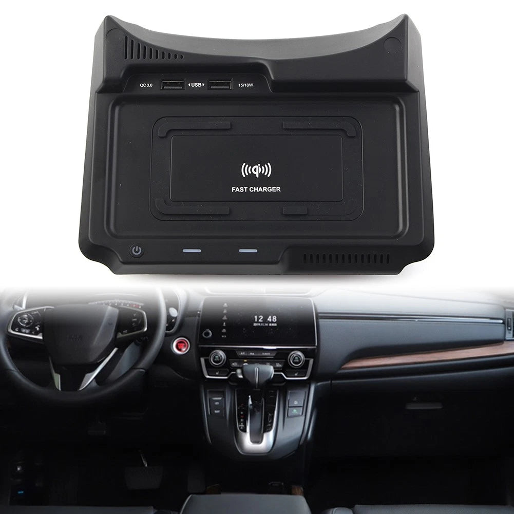 Wireless Charger Fast Charging Pad for Honda CR-V (2017–2019)