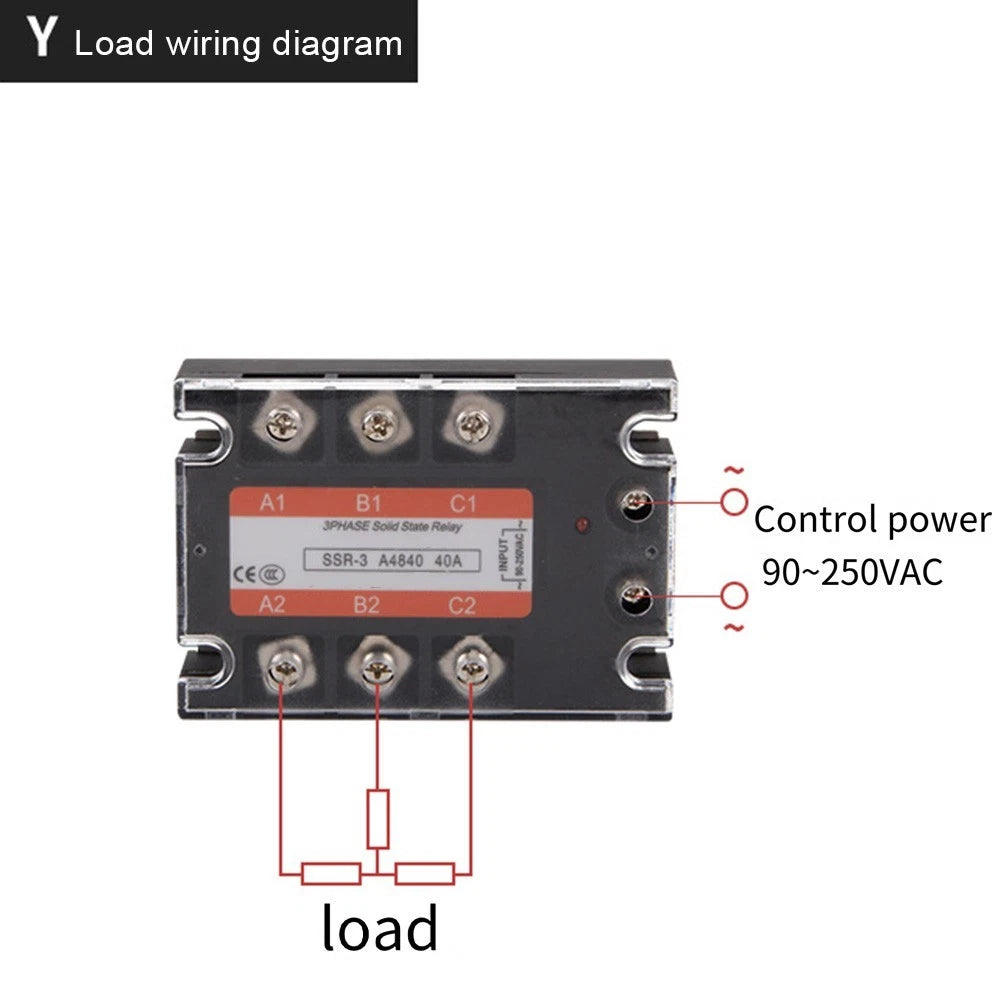 Three-Phase AC Voltage Regulator for Relay (AC220V)