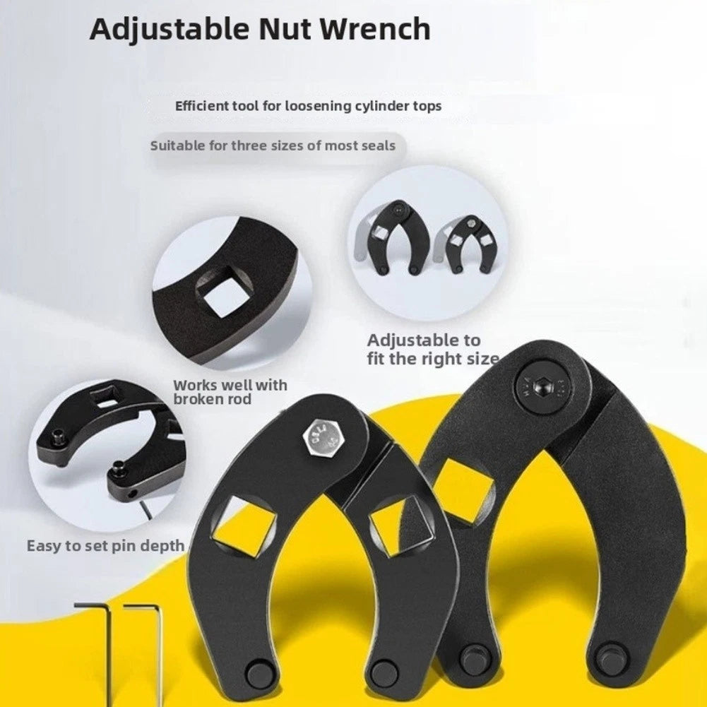 Hydraulic Seal Installation Tool Set Featuring Steel Construction for Case Use