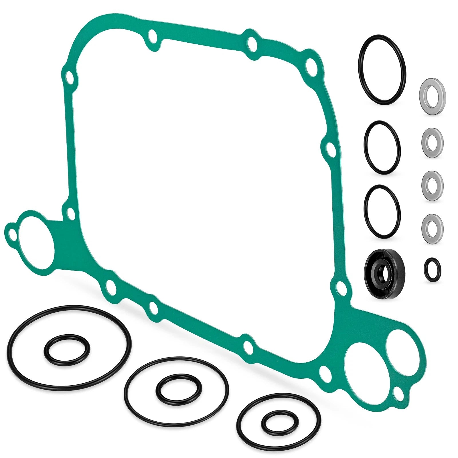 Water Pump Transmission Cover Gasket Kit for Honda Goldwing GL1000A GL1100I (1975–1983)
