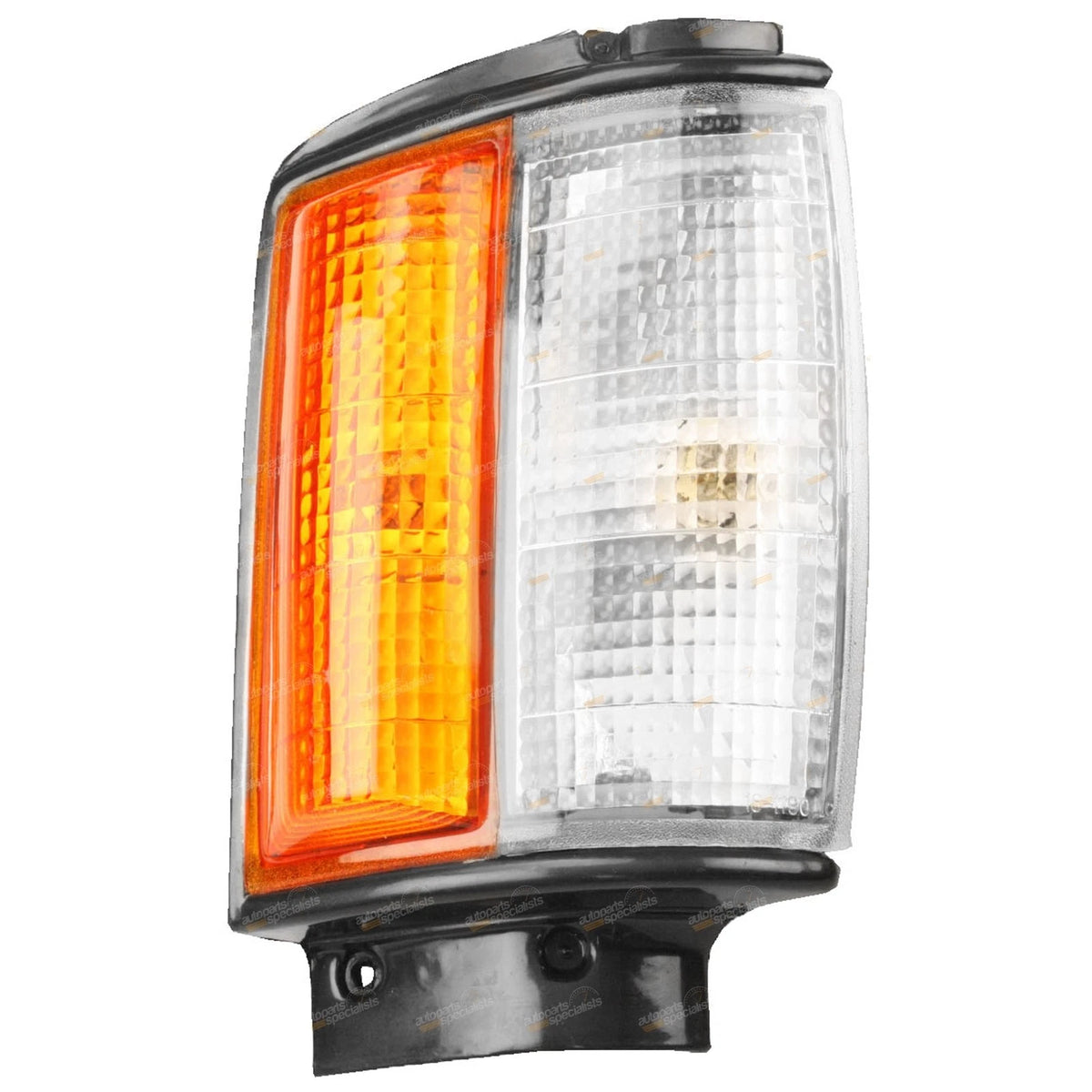 2X Corner Indicator Park Lights Pair w/Black Trim for Toyota Hilux (1983–1988)