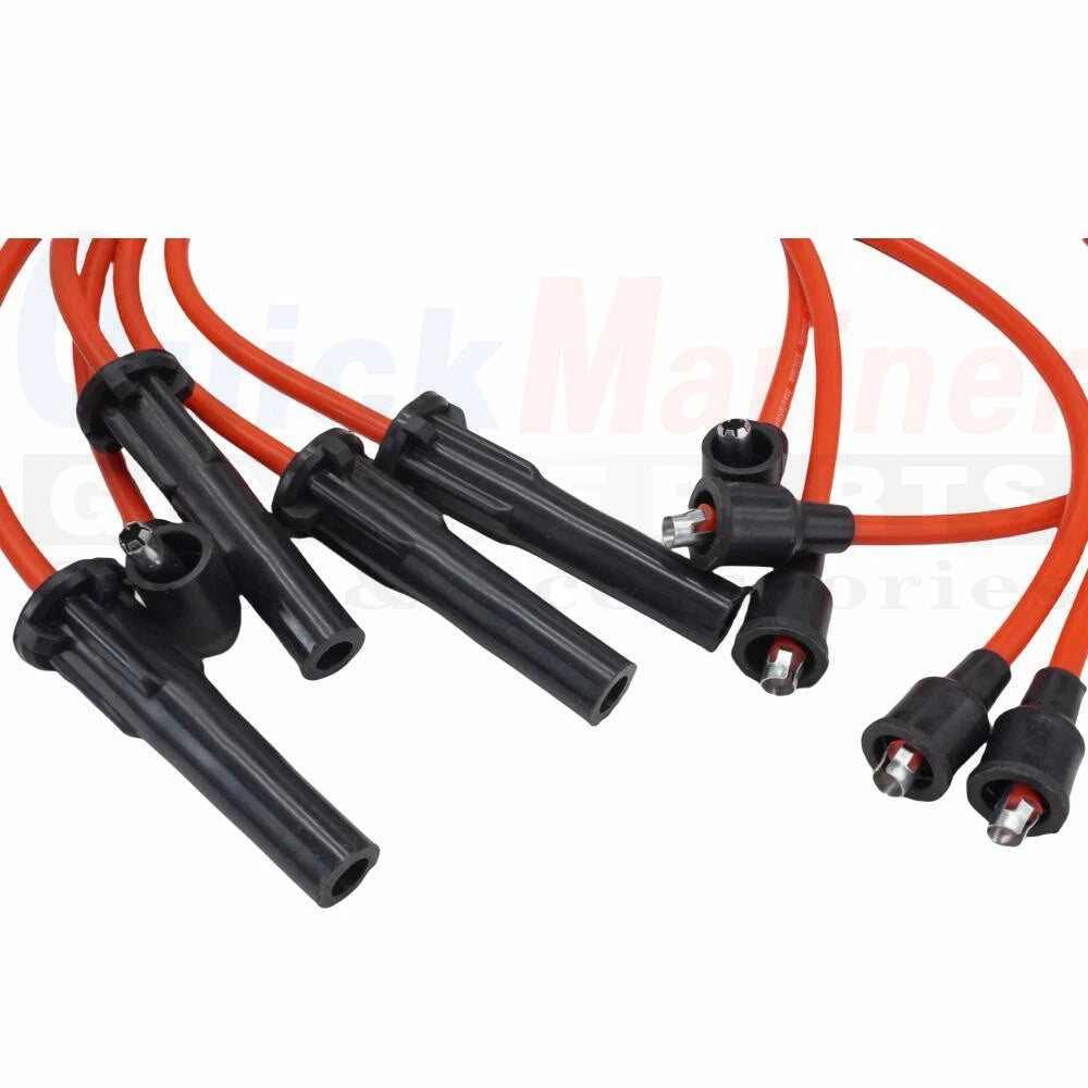 Spark Plug Wire Set for Volvo Penta 4 Cylinder AQ BB (Replaces 875571, 834365)