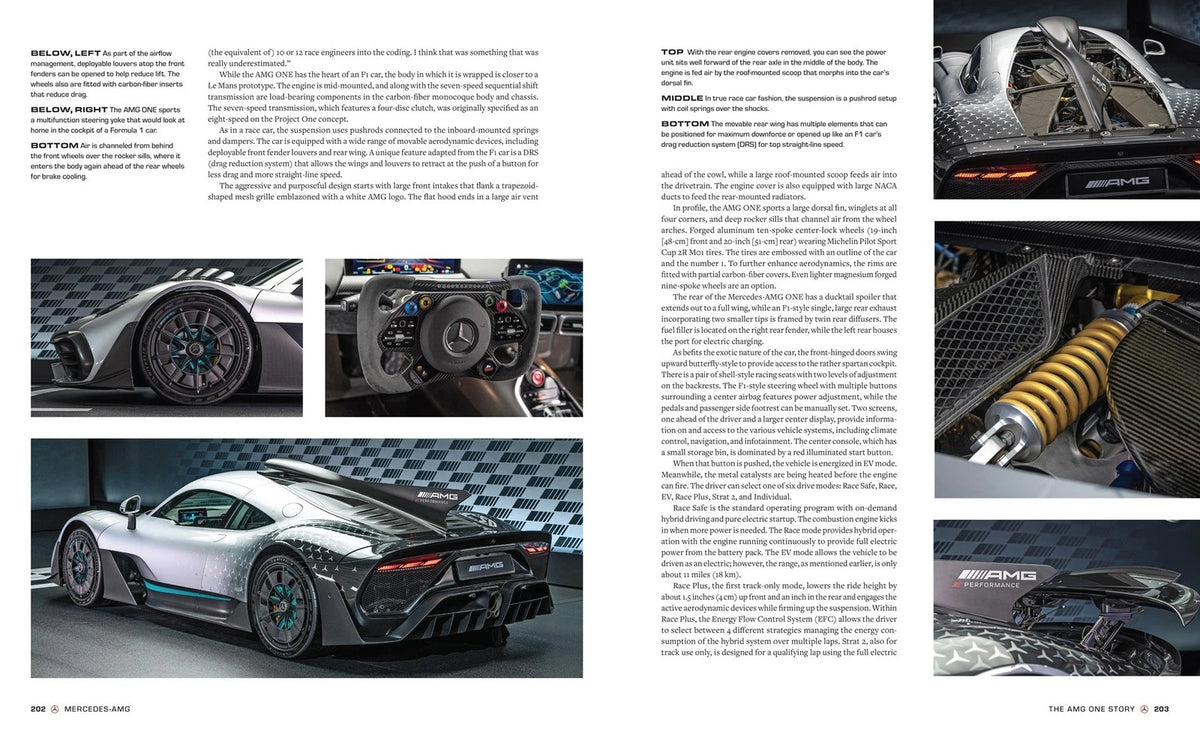 Mercedes AMG Performance Book for A35 A45 A43 A55 A63 A53 Black Series