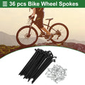 Bicycle Spokes Nipple Replacement Set 76mm Carbon Steel Universal (1.4g)