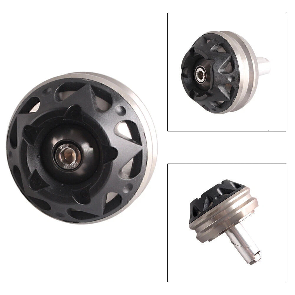 Rear Fork Wheel Frame Slider Protector Cap for BMW R1200GS (2013–2017) Aluminum