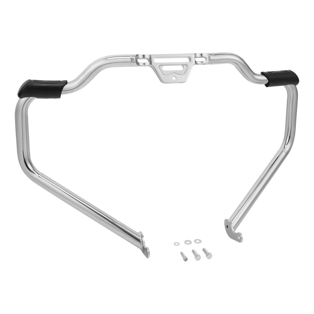 Chrome Mustache Engine Guard Crash Bar for Harley Softail Breakout (2018–2024)