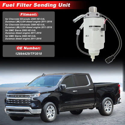 Fuel Filter Assembly for Chevrolet Silverado 2500 (2001–2007) 12664429