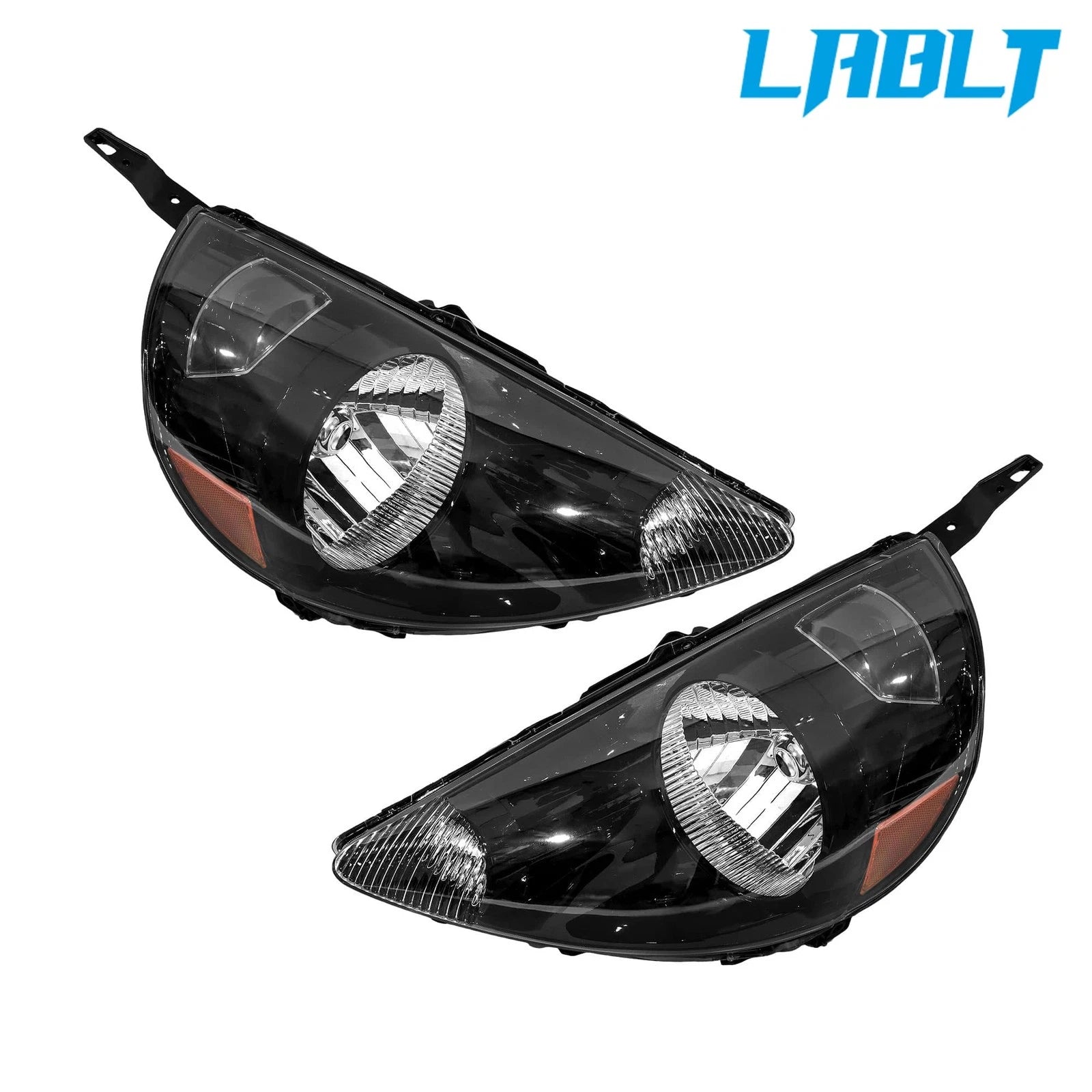 Set of 2 Halogen Headlights for Honda Fit (2007–2008)