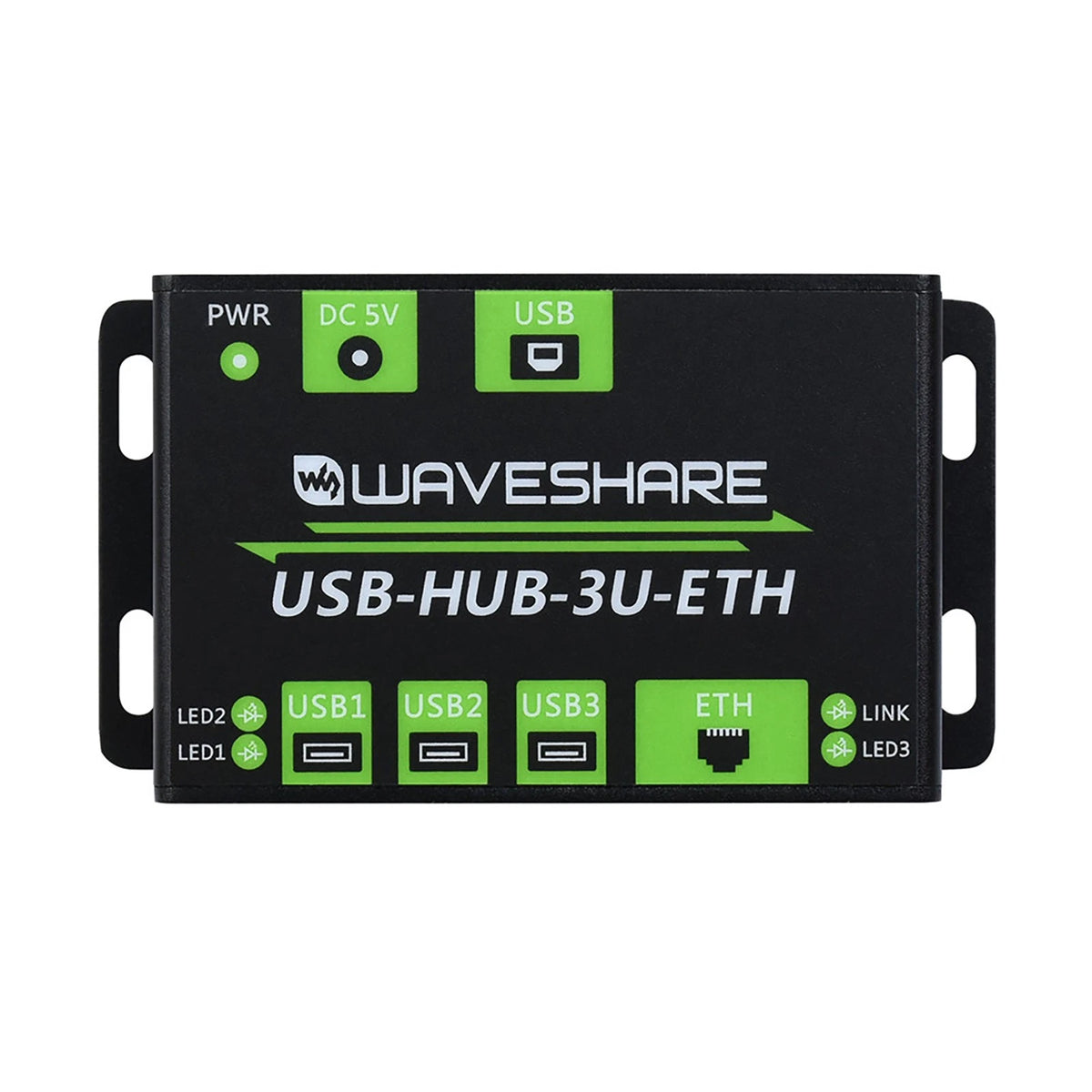 3X USB Ports Connector Adapter for Mac OS/Linux (10/100M)