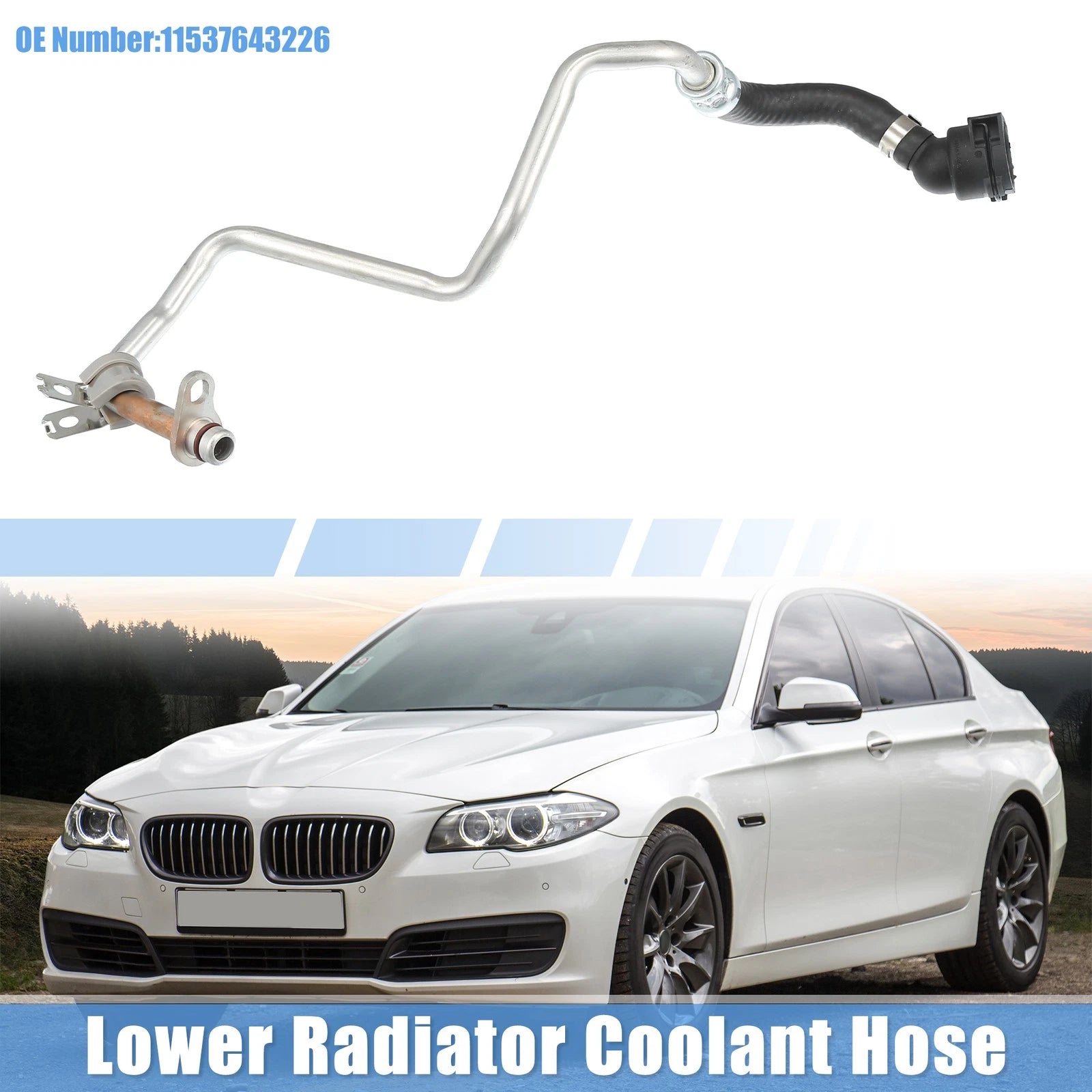 Turbocharger Coolant Return Line for BMW 230i Base 2.0L L4 (2017–2021)