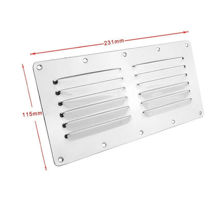 Ventilation Sheet for Marine Environments Stainless Steel (230 x 115 mm)