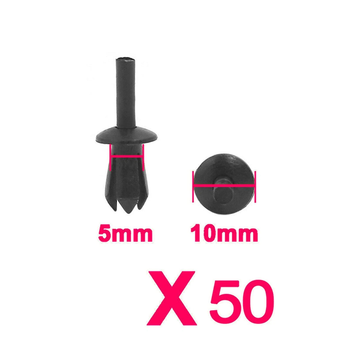 50pcs Door Trim Panel Retainer Clips for BMW (Universal)