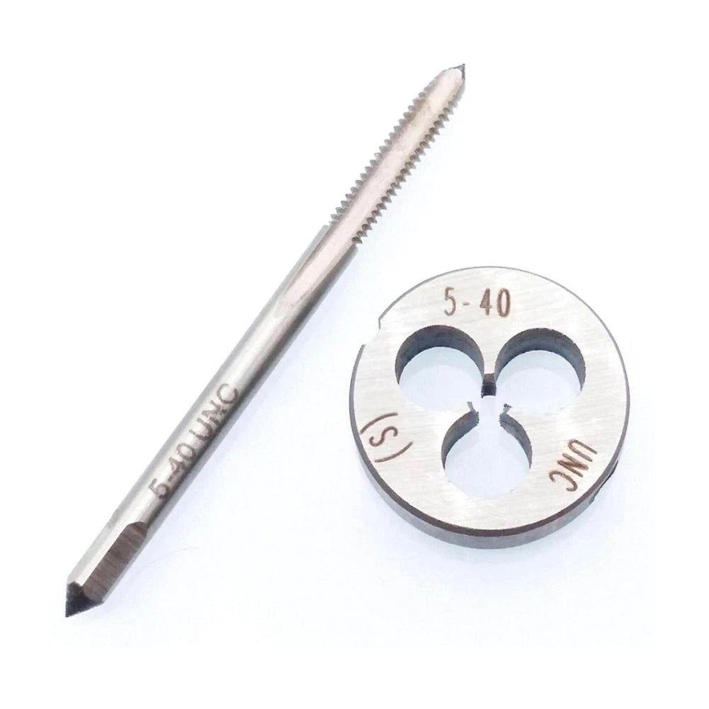 HSS 5-40 UNC Right Hand Thread Tap and Die Set for Cutting Tools