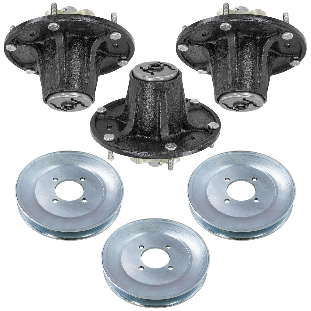 Deck Spindles with Pulley Replacement for John Deere Z920M Z930M (2012–2017)