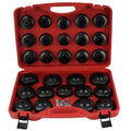 30PC Oil Filter Socket Kit for Vehicle Auto Removal Tool Set (Universal)