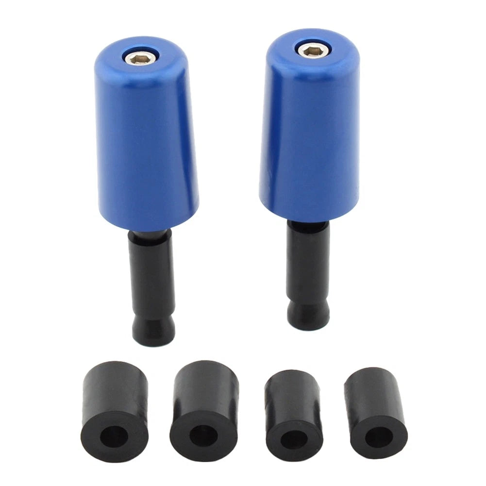 2X Handlebar Grips for Universal Motorcycle (50.8mm) - Blue