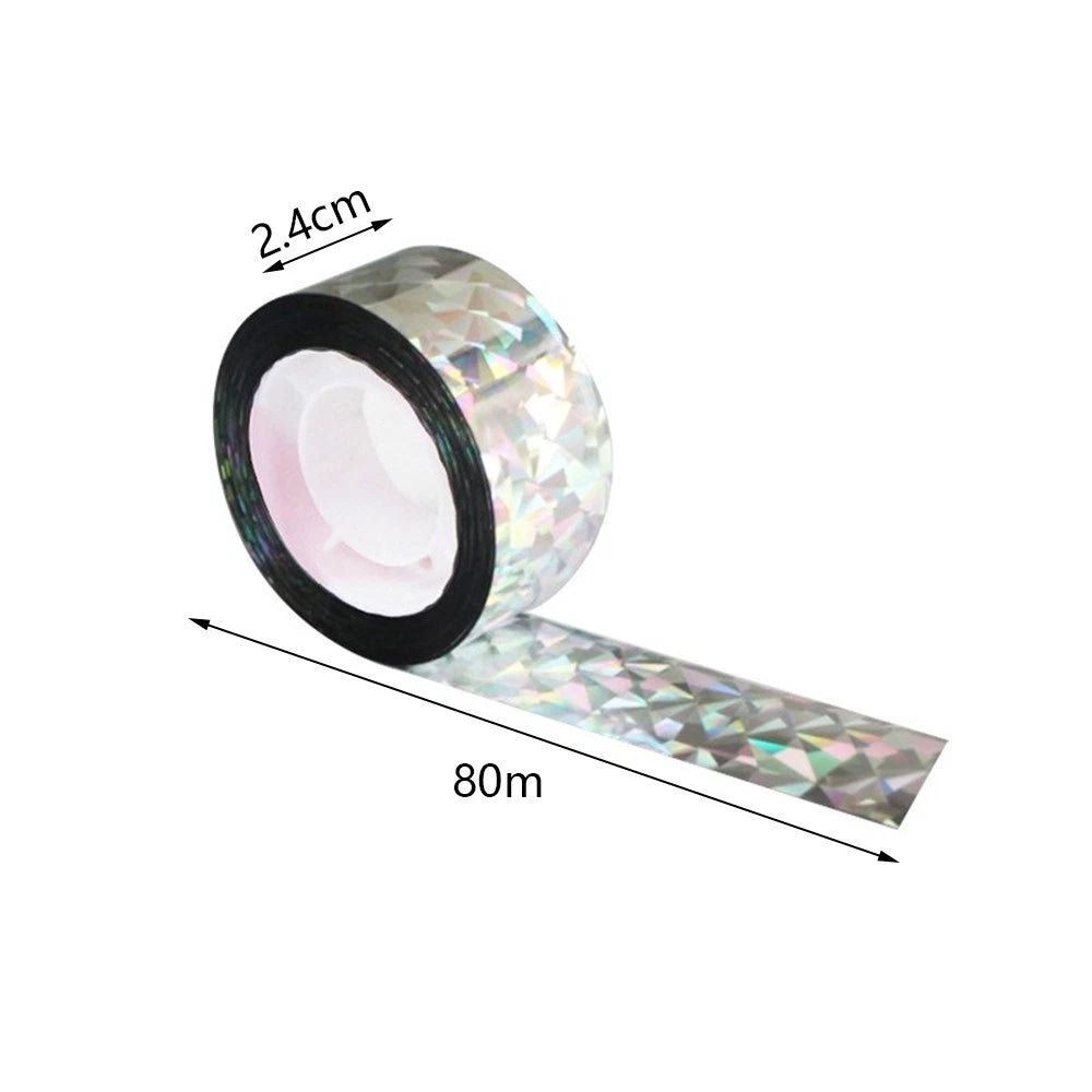 2 Roll high-quality Bird Scare Tape Double Side Ribbon for Bird Control