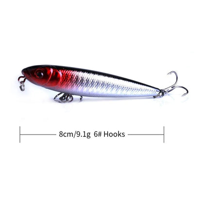 Lure Kit for Bass and Pikeperch (Weighted Chamber, Ultra Realistic Eyes)