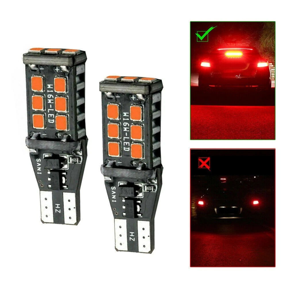 Flash Brake Light Bulb for Multiple Vehicles (T15 921 912 2835)