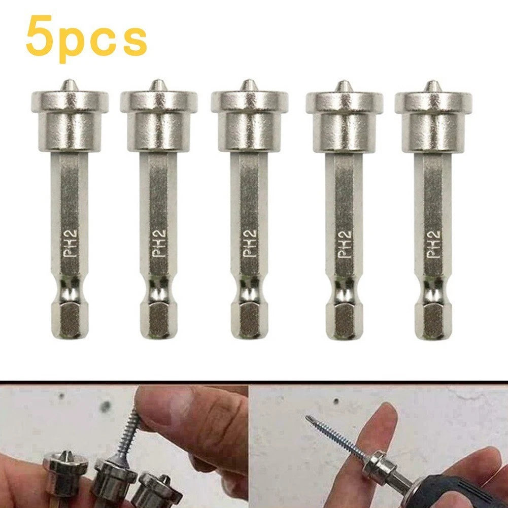 5-Piece Screwdriver Bit Set for Gypsum Board