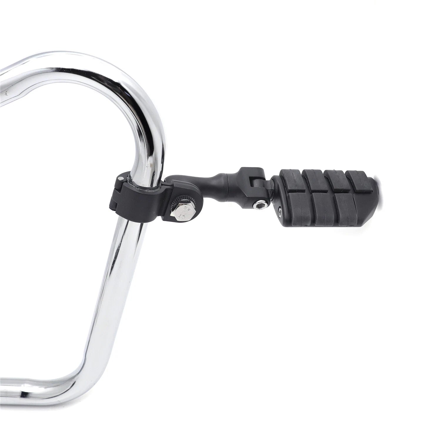 3" Long FootPeg Mounts Clamps for Harley (1.25" Engine Guard)