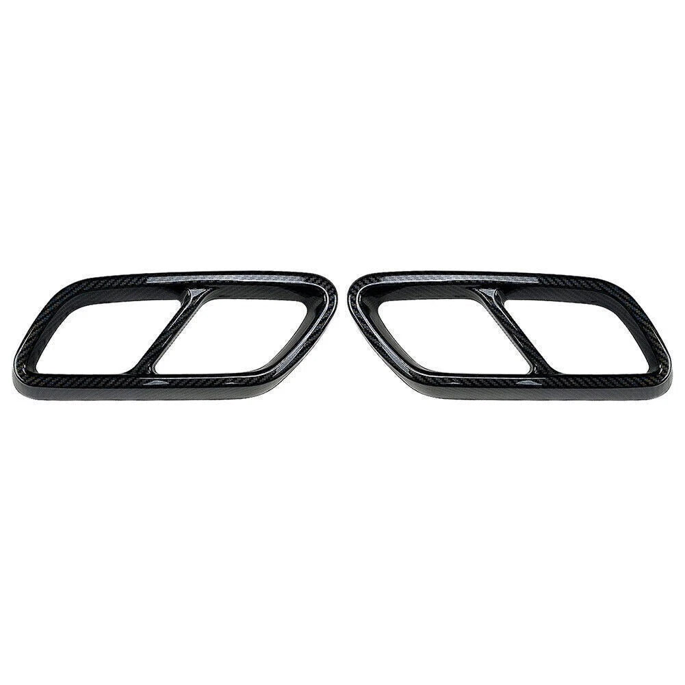 Carbon tailpipe trim muffler for Mercedes Benz C-Class (W20)