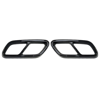 Carbon tailpipe trim muffler for Mercedes Benz C-Class (W20)