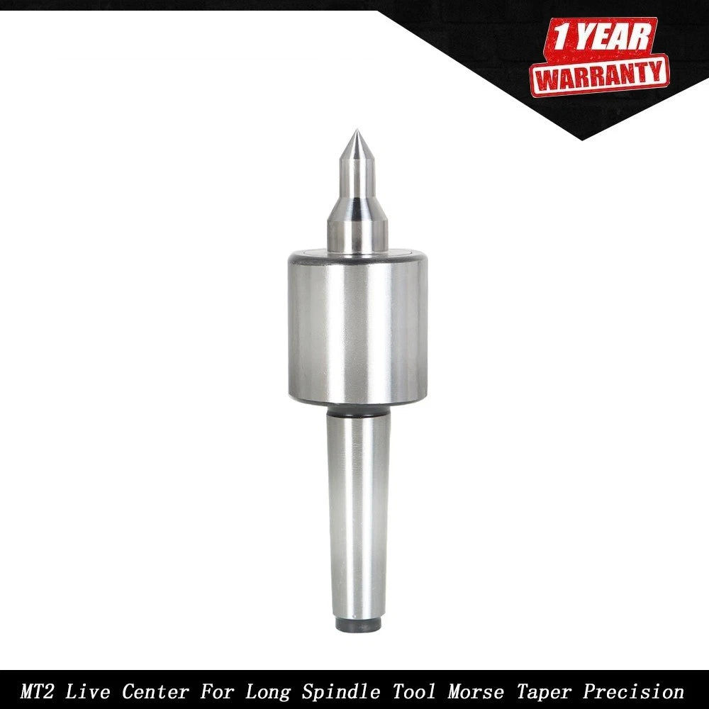 MT2 Live Center for Long Spindle Tool (Precision 0.000197)