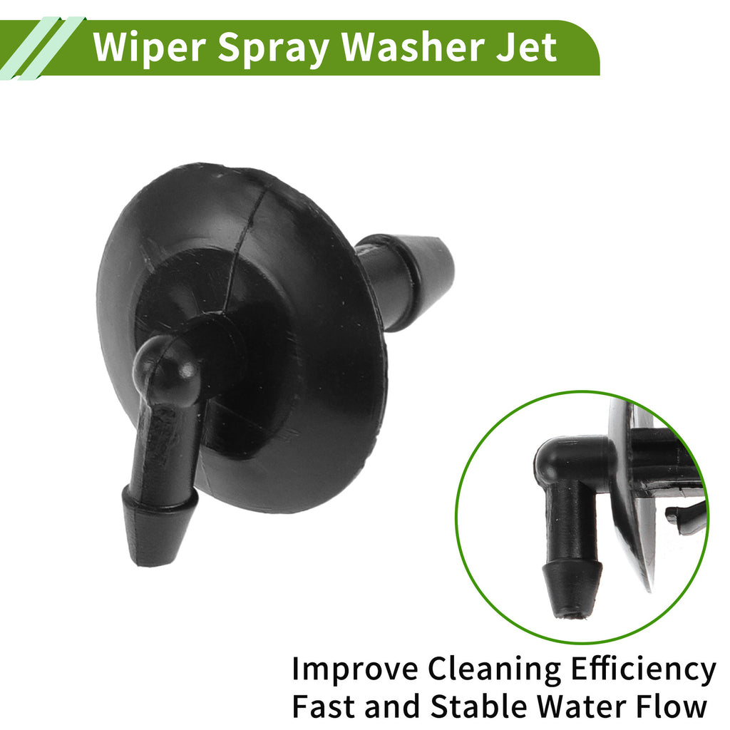 Windshield Washer Nozzle With Hose Connector for Dodge (2005–2010)