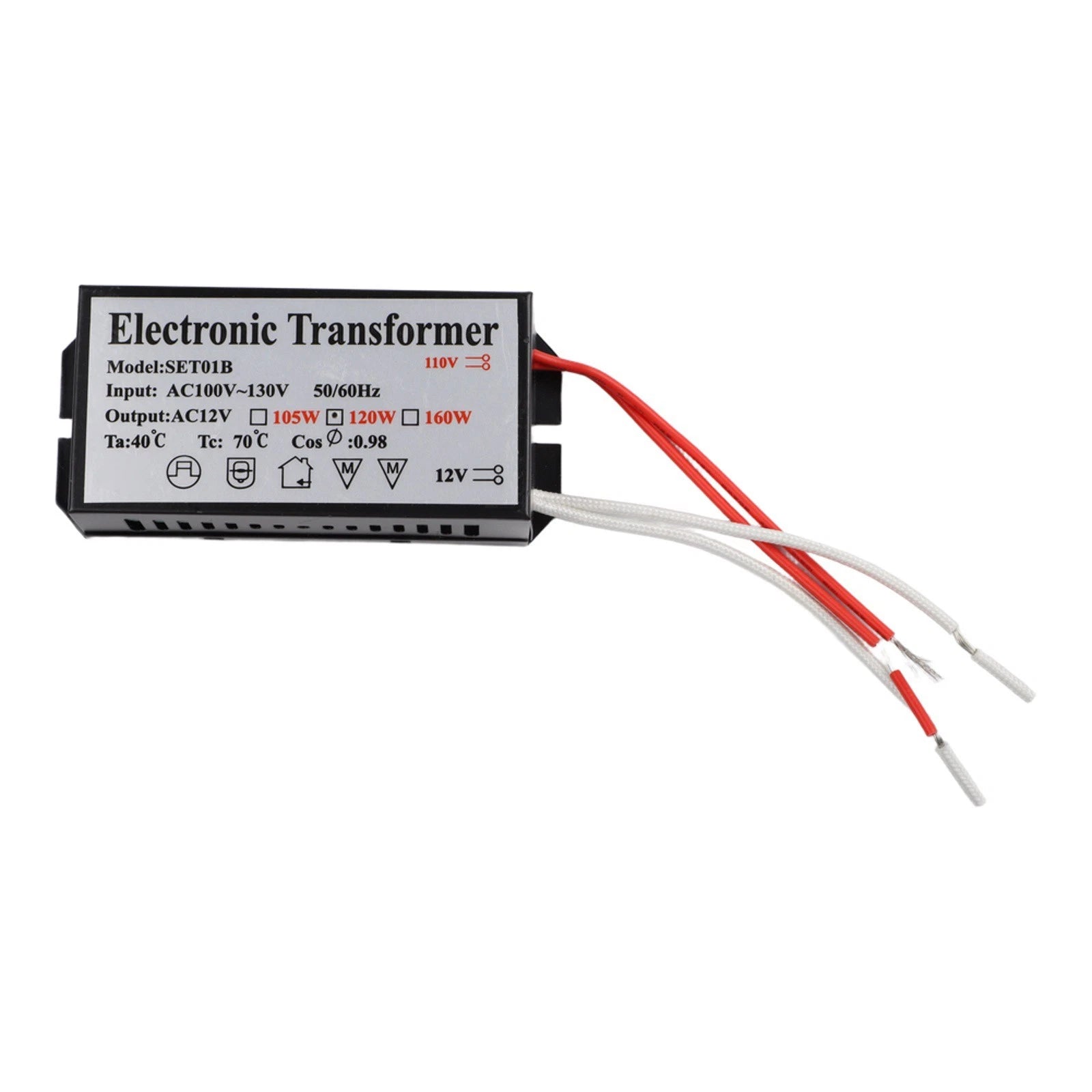 Halogen/Xenon Electronic Transformer for Efficient Power Conversion