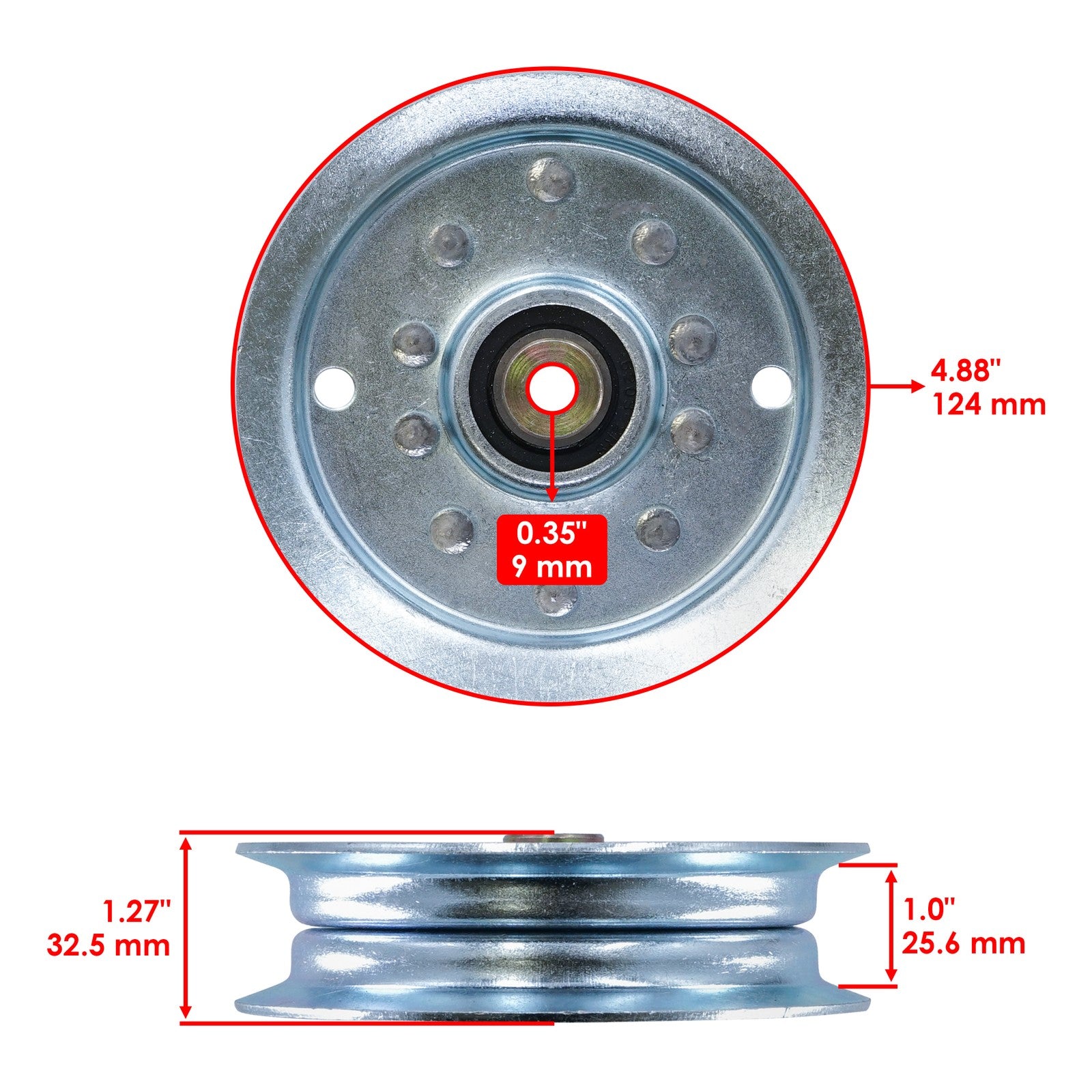 Flat Deck Idler Pulley Replacement for Ariens (2000–2010)