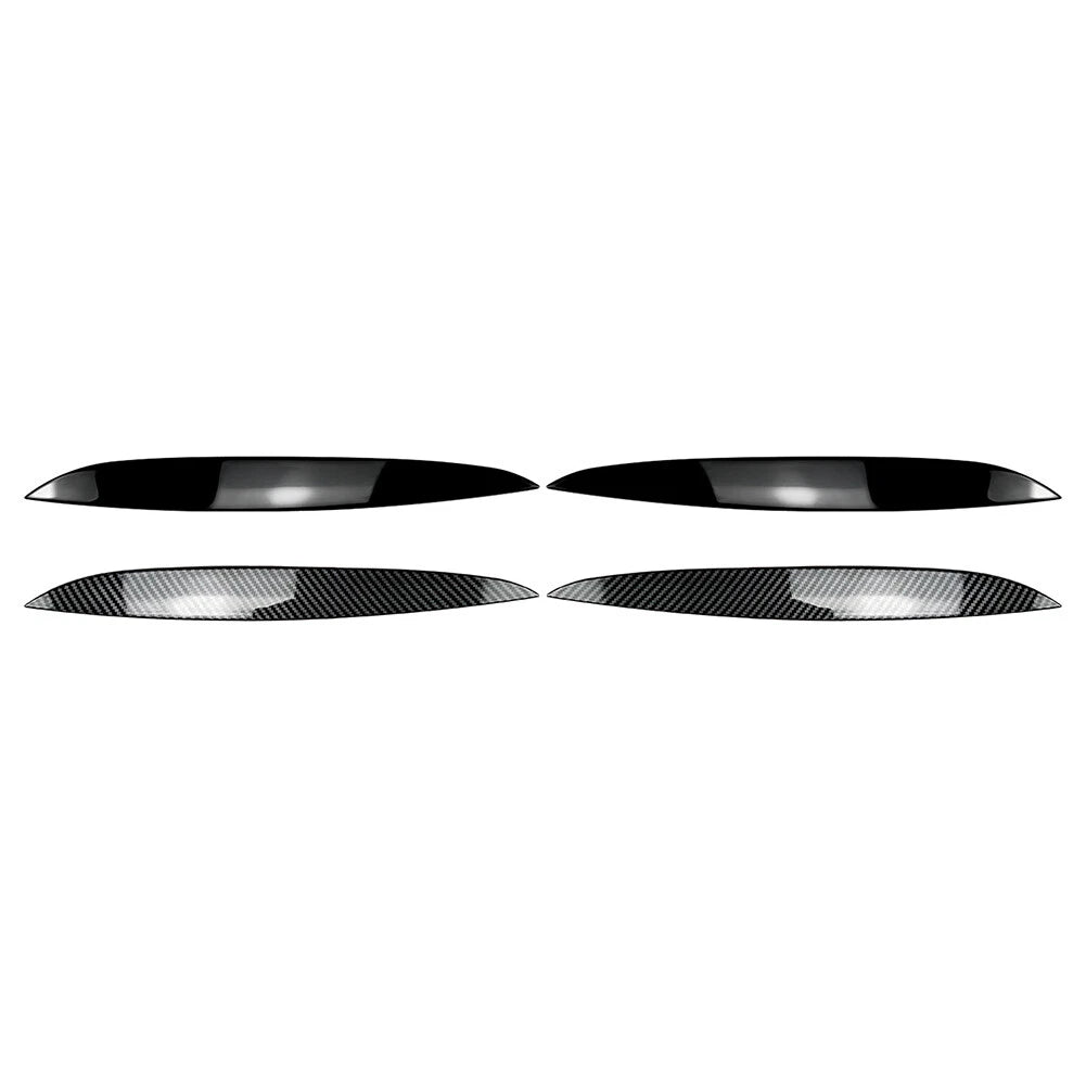 2 Pcs ABS Headlight Eyebrow Eyelid Trim for VW Golf MK4 (1997–2005)