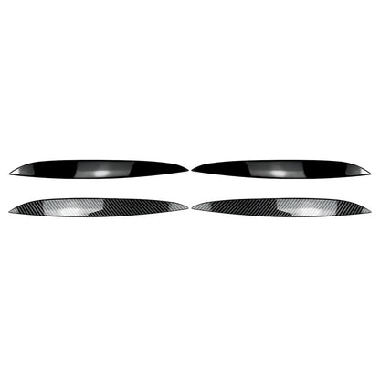 2 Pcs ABS Headlight Eyebrow Eyelid Trim for VW Golf MK4 (1997–2005)