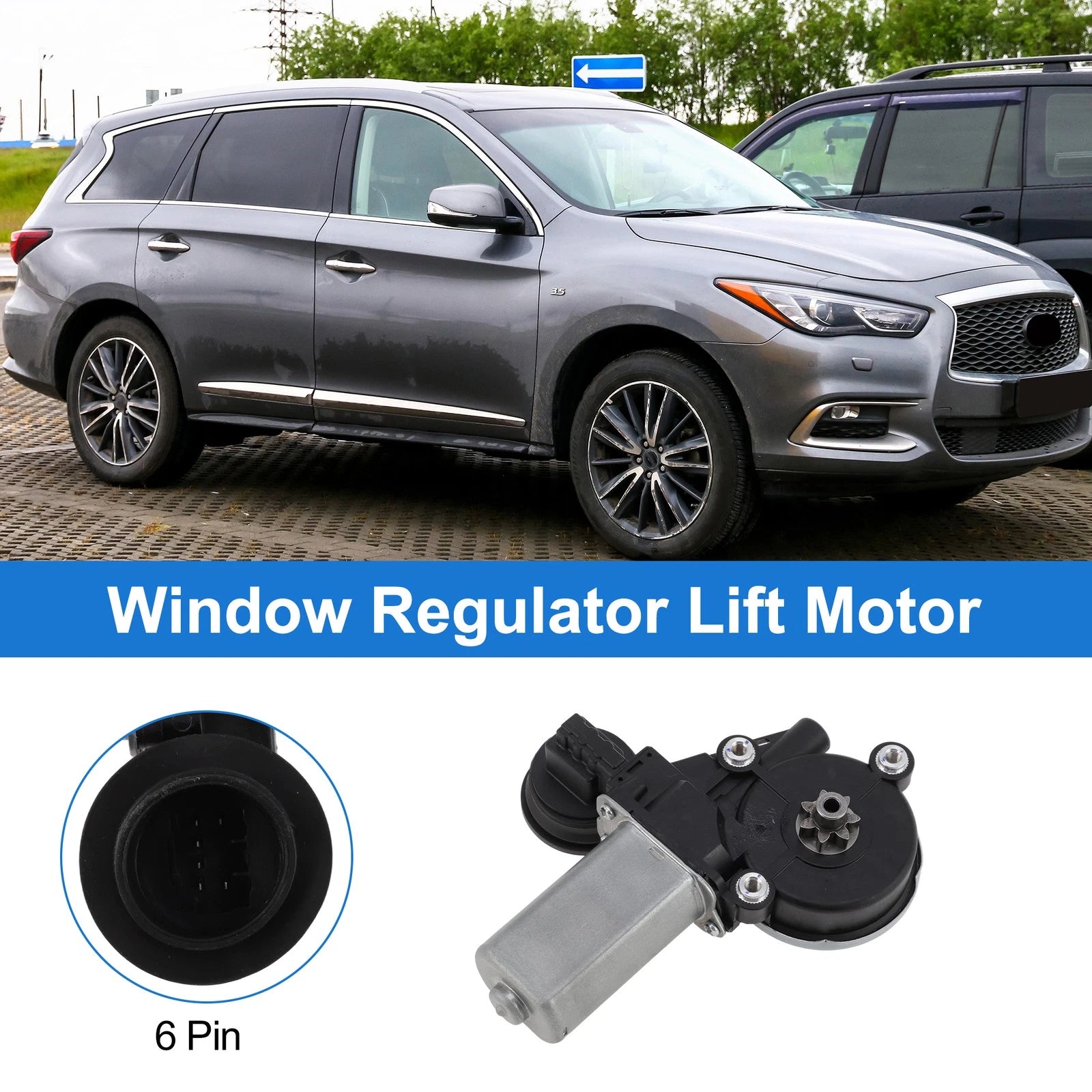 Power Window Regulator Lift Motor for INFINITI JX35 2013–2015