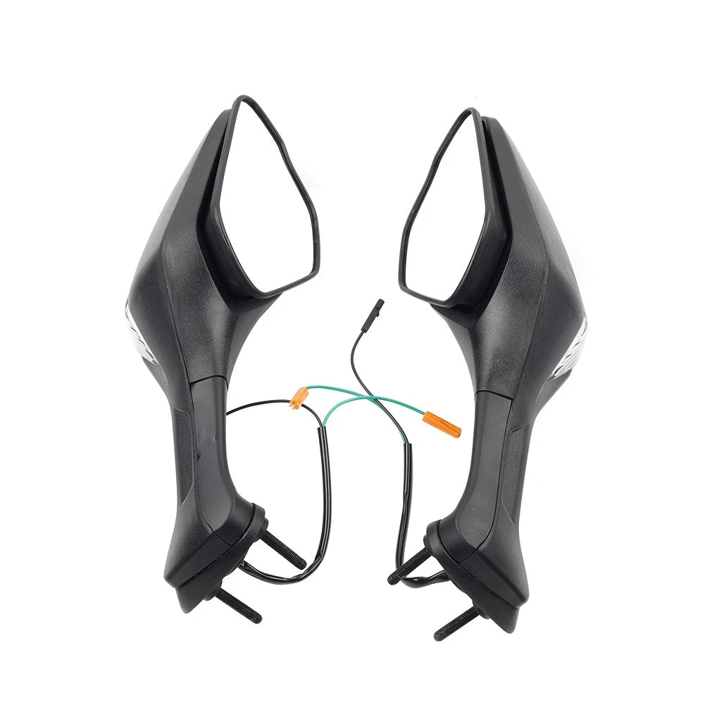 Side Rear View Mirrors with Turn Signals for Honda CBR1000RR (2017–2024)
